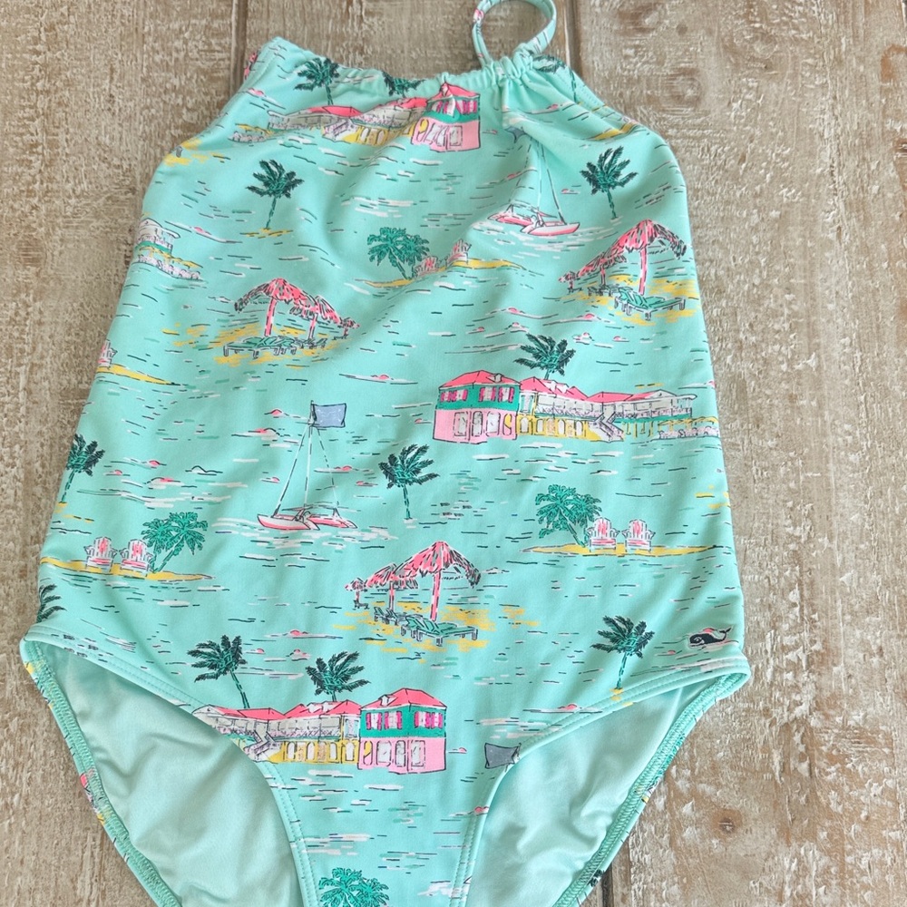 Tropical Print girls vineyard vines one piece Swimwear